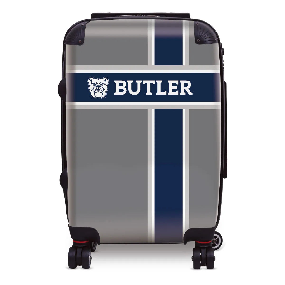 Butler University 20" Carry-On Suitcase Luggage - Cross Stripes