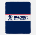 Belmont University Traditional Band Sherpa Blanket - 60"x80" | Gifts