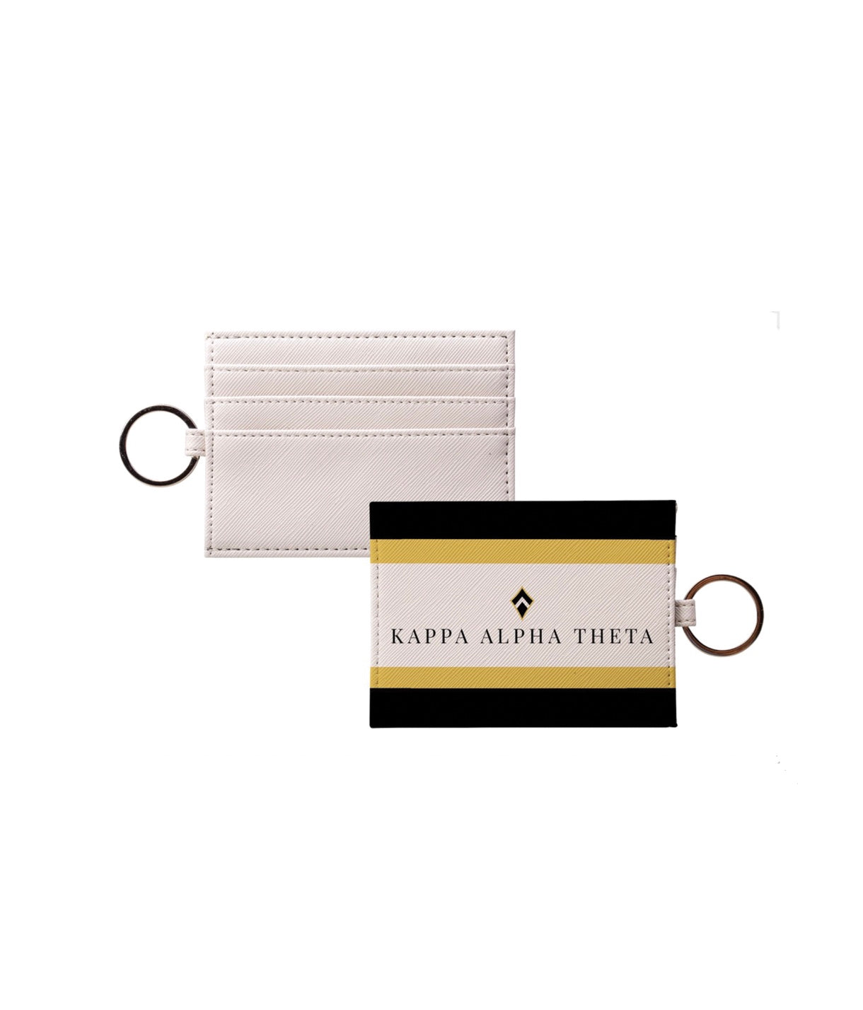 Kappa Alpha Theta Cardholder - Traditional Stripes | Custom Gifts | Campus Greek Fit