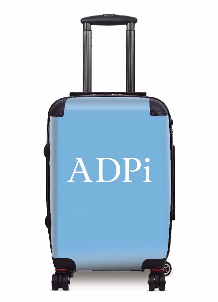 ADPi Carry-on Luggage Adelphean Blue Suitcases