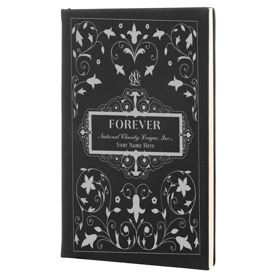 National Charity League Personalized Leatherette Journal - Ornate