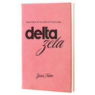Delta Zeta Personalized Leatherette Notebook Journal | DZ