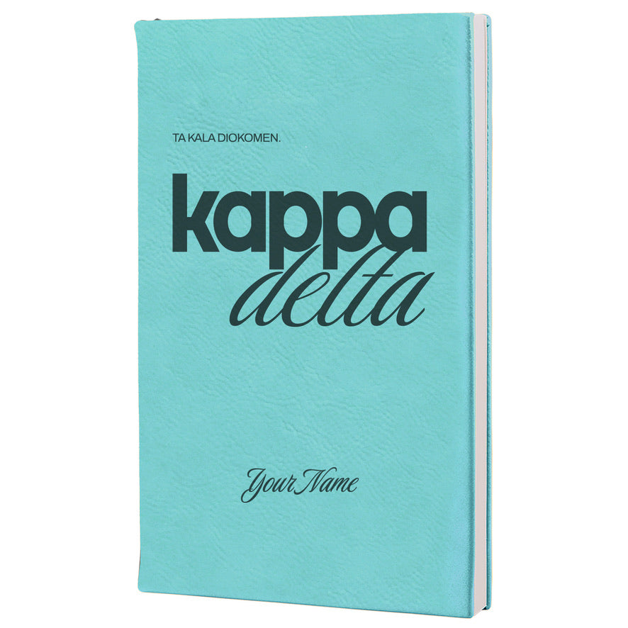 Kappa Delta Personalized Leatherette Notebook Journal