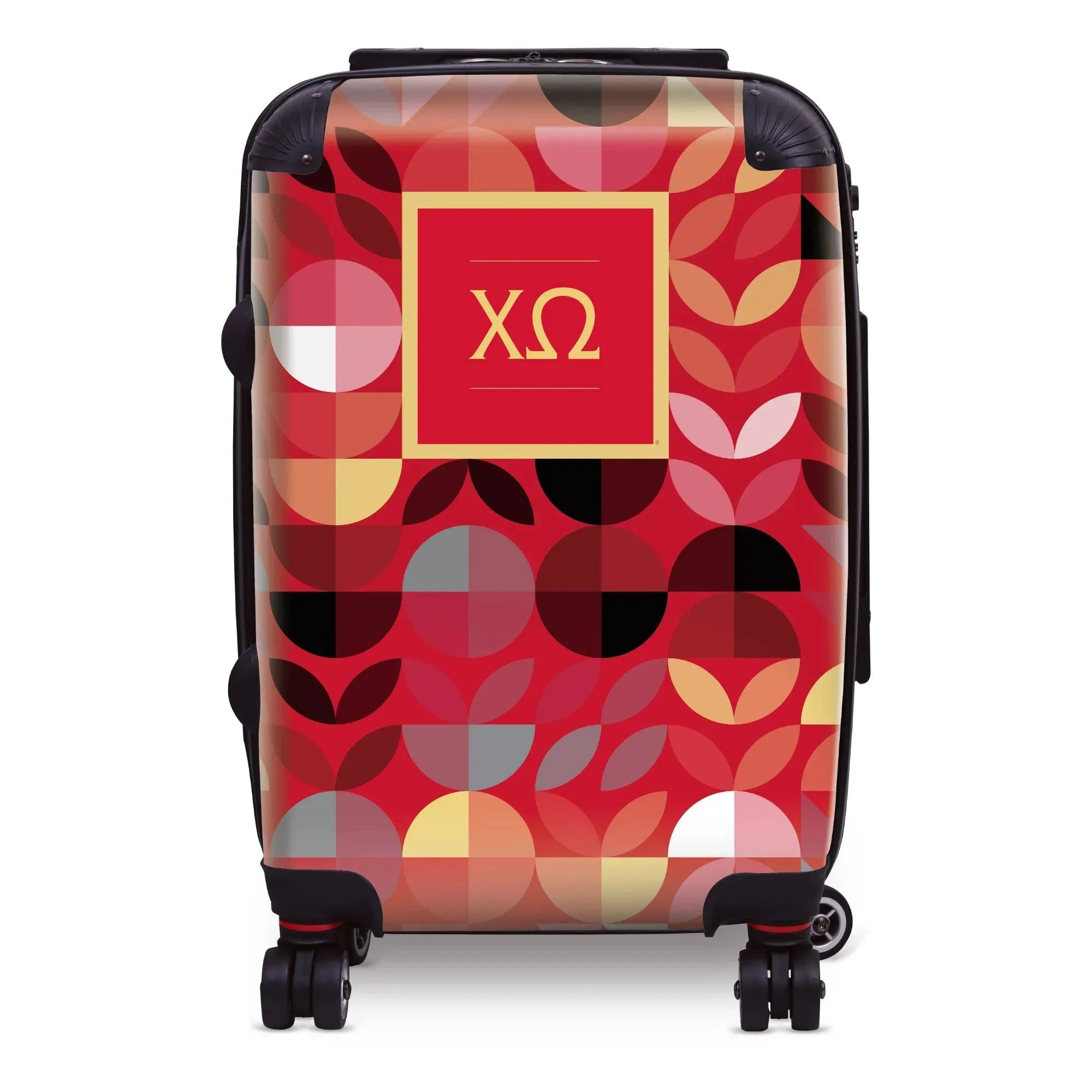 Chi Omega Carry-on Suitcase - Geo Petals Suitcases