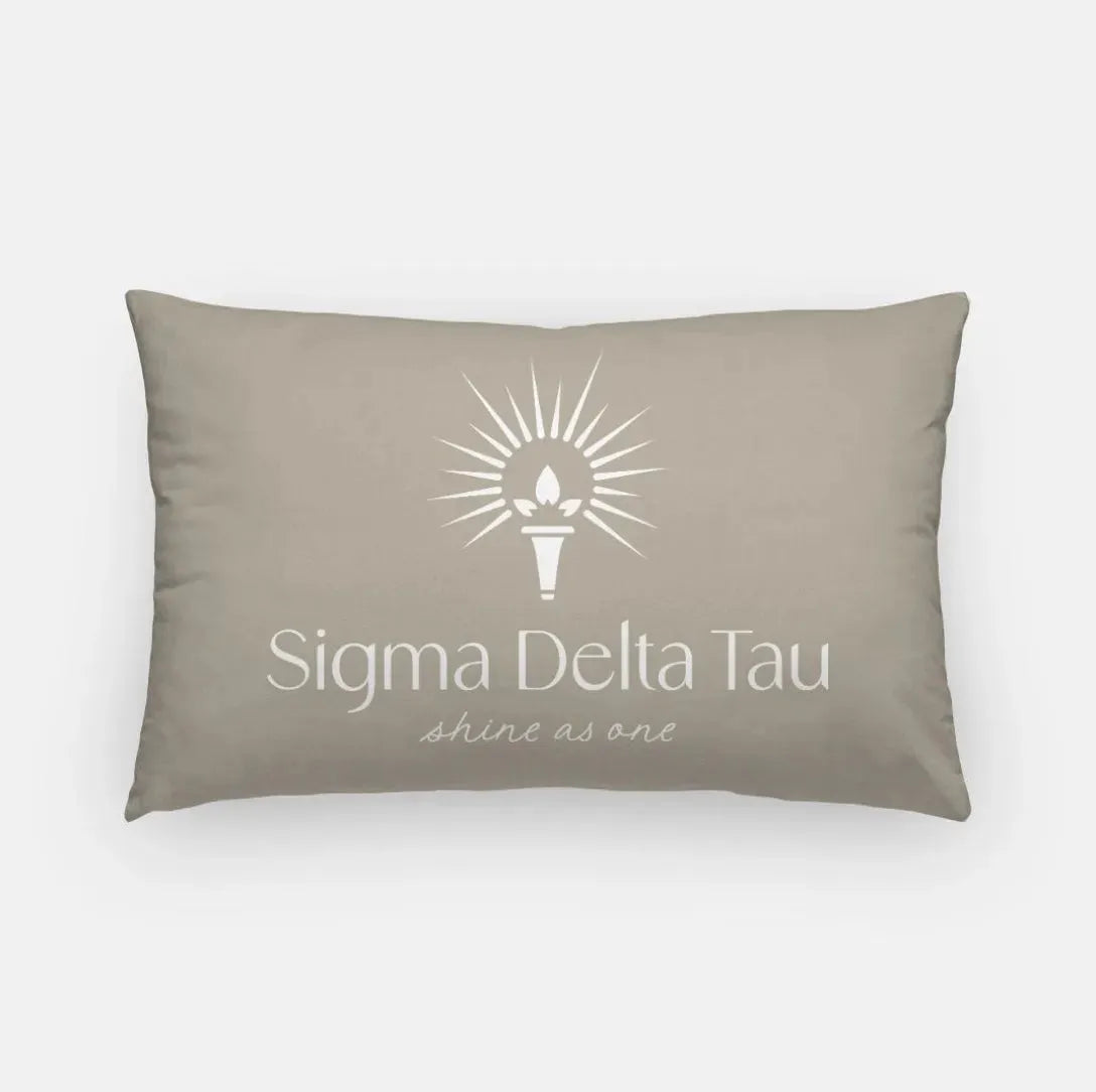 Sigma Delta Tau Lumbar Pillow Cover Cafe Pillow Covers