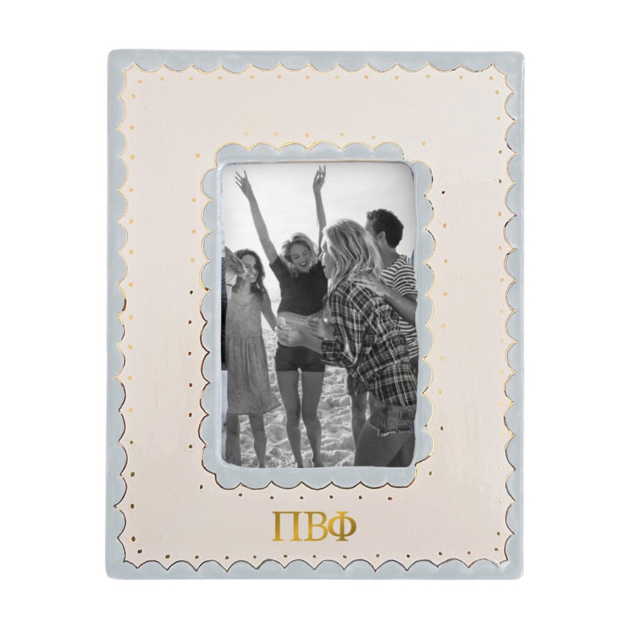 Pi Beta Phi Scallop Picture Frame | Pi Phi Big Little Gifts
