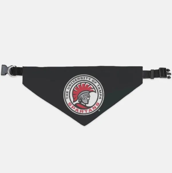 University of Tampa Pet Bandana - Spartan Seal XL Pet Bandanas