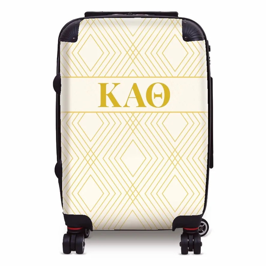 Kappa Alpha Theta Carry-on Suitcase - Diamond Suitcases