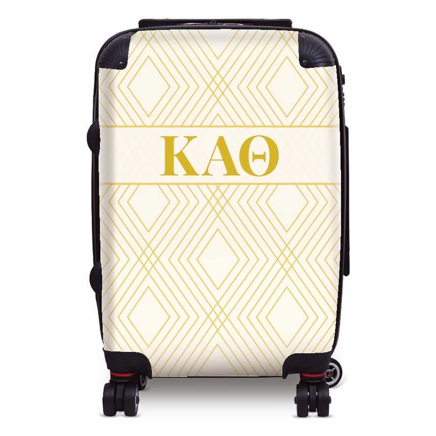 Kappa Alpha Theta 20" Carry-on Suitcase Luggage - Diamond | Gifts