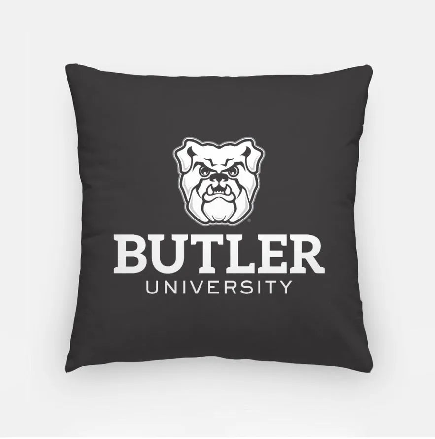 Traditional Butler University Pillow Cover - 18" Black Pillow Covers