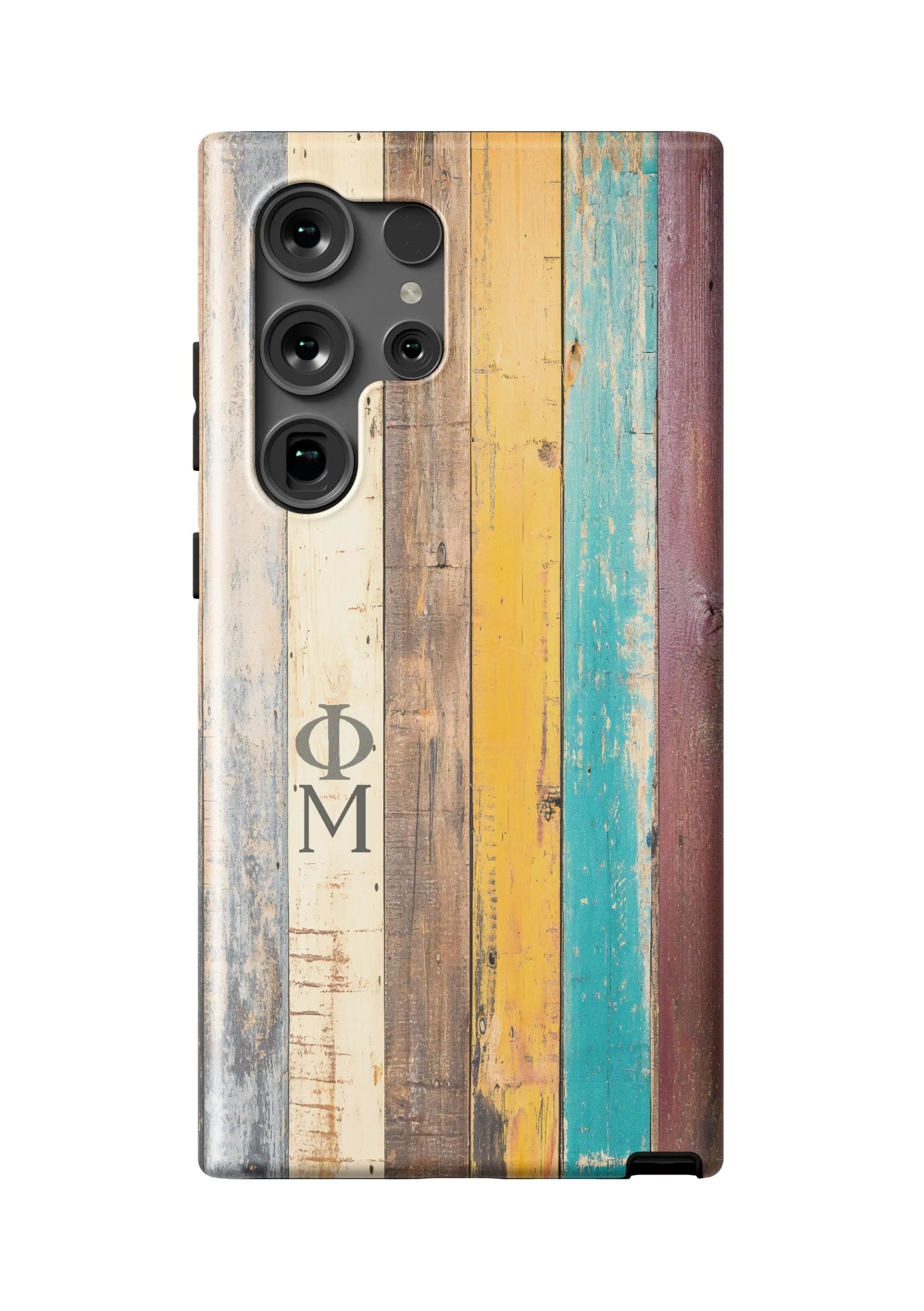 Phi Mu Samsung Galaxy 24, 23 Mobile Phone Case - Wood Plank Matte Mobile Phone Cases