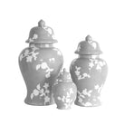 Chinoiserie Dreams Ginger Jars in Light Gray | Dorm Decor Accessories