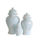 Chinoiserie Dreams Ginger Jars in Hydrangea Light Blue | Dorm Decor