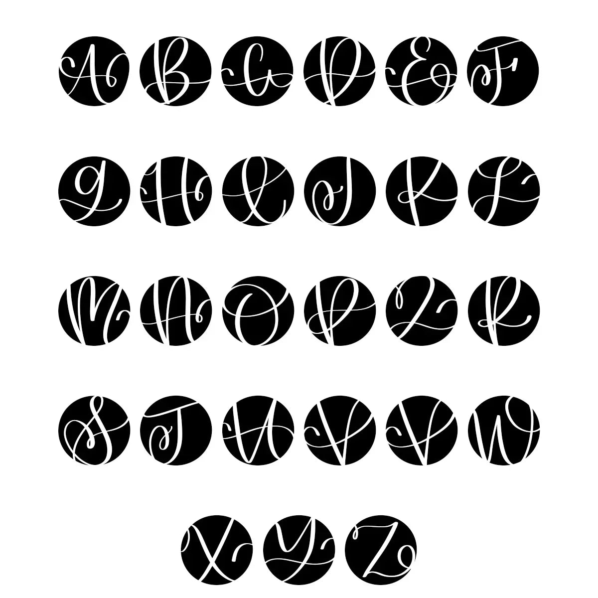 Personalized Roommate Circle Monogram Coir Doormat Door Mats