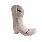 Cowboy Boot Vase with Gold Accent | Western Dorm Accessories  - Campus Greek Fit