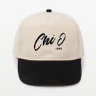 Chi O Embroidered Two-Tone Baseball Cap - Script 1895 | Chi Omega Gift