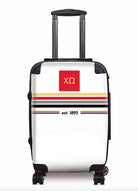 Chi Omega Carry-on Suitcase - Preppy Stripes Suitcases