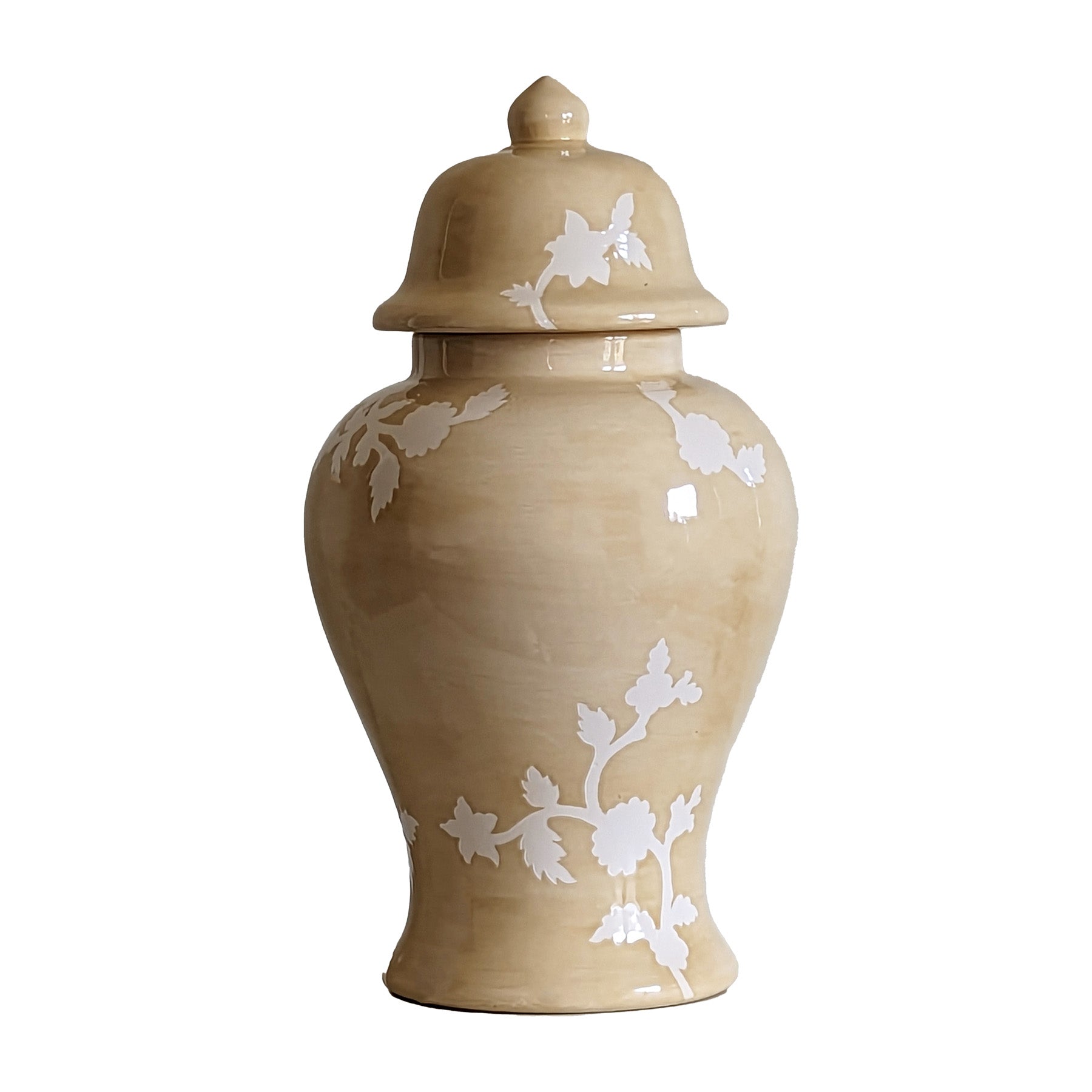 Chinoiserie Dreams Ginger Jars in Sand | Dorm Accessories
