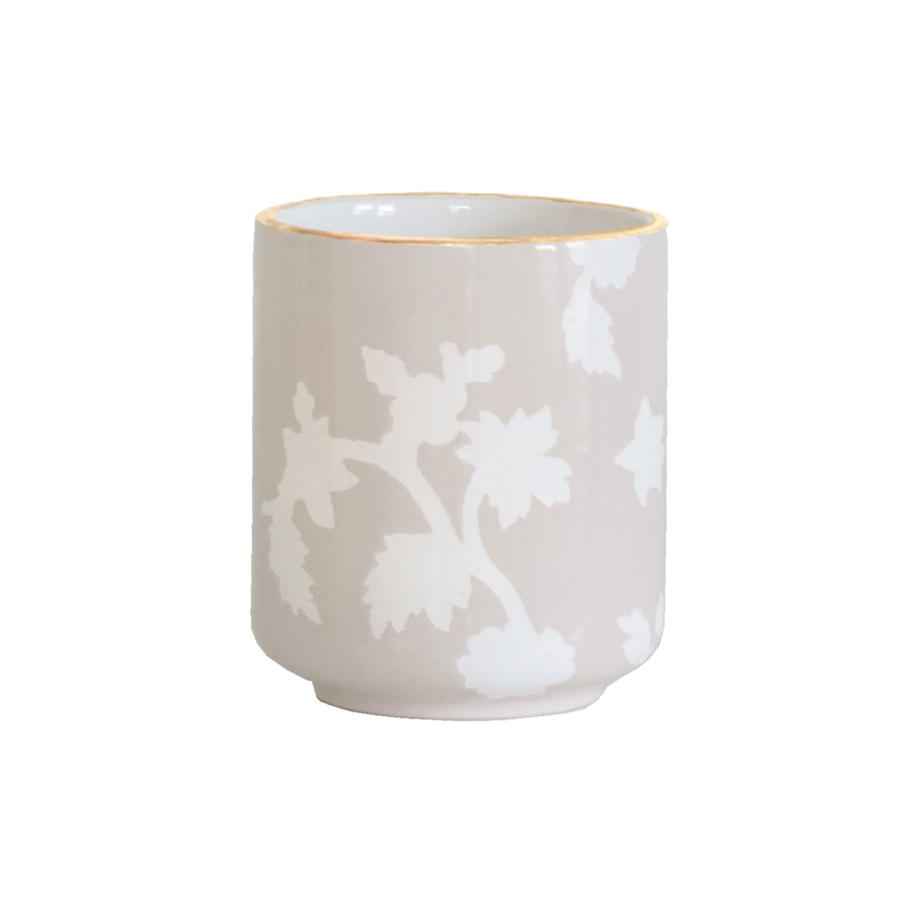 Chinoiserie Dreams Vase with Gold Accent