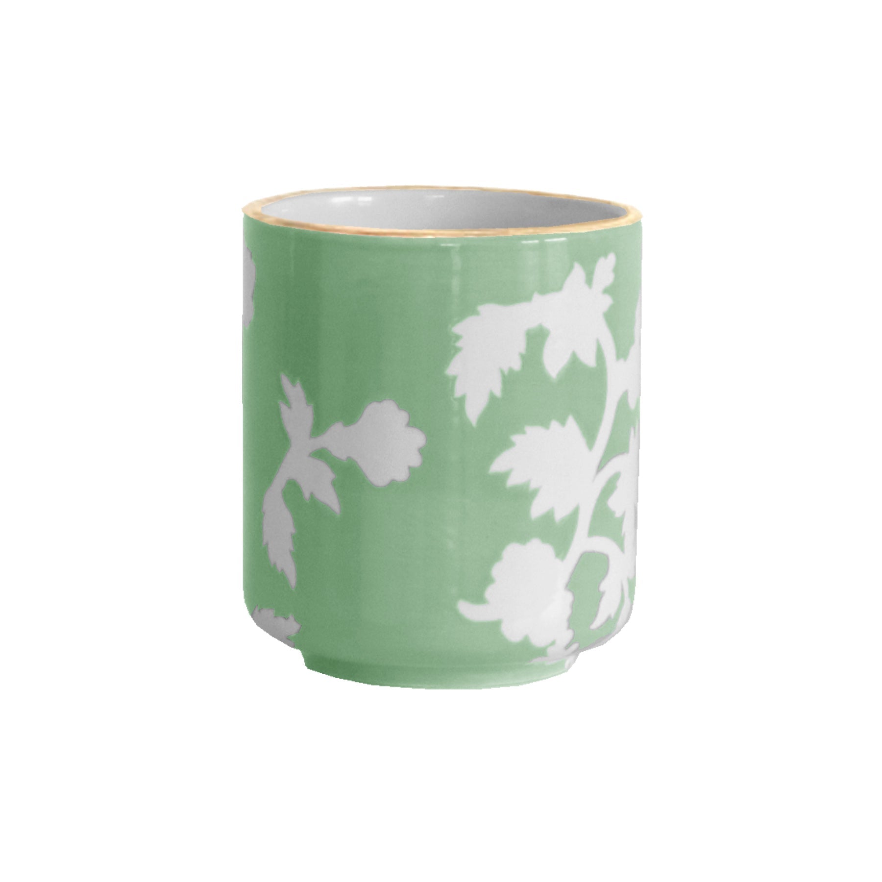 Chinoiserie Dreams Vase with Gold Accent