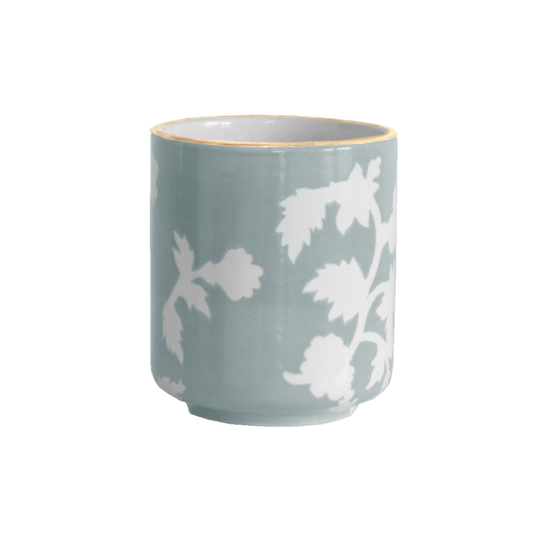 Chinoiserie Dreams Vase with Gold Accent