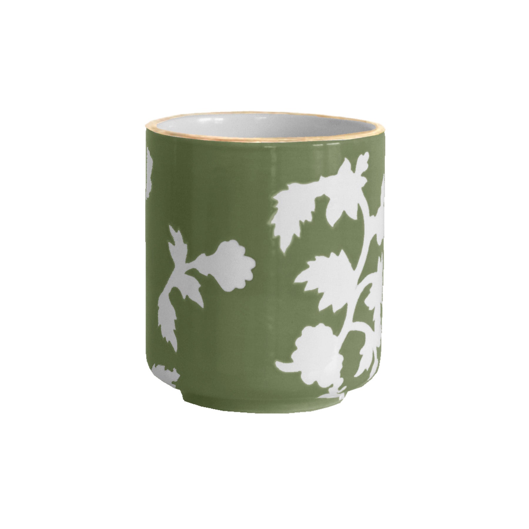 Chinoiserie Dreams Vase with Gold Accent
