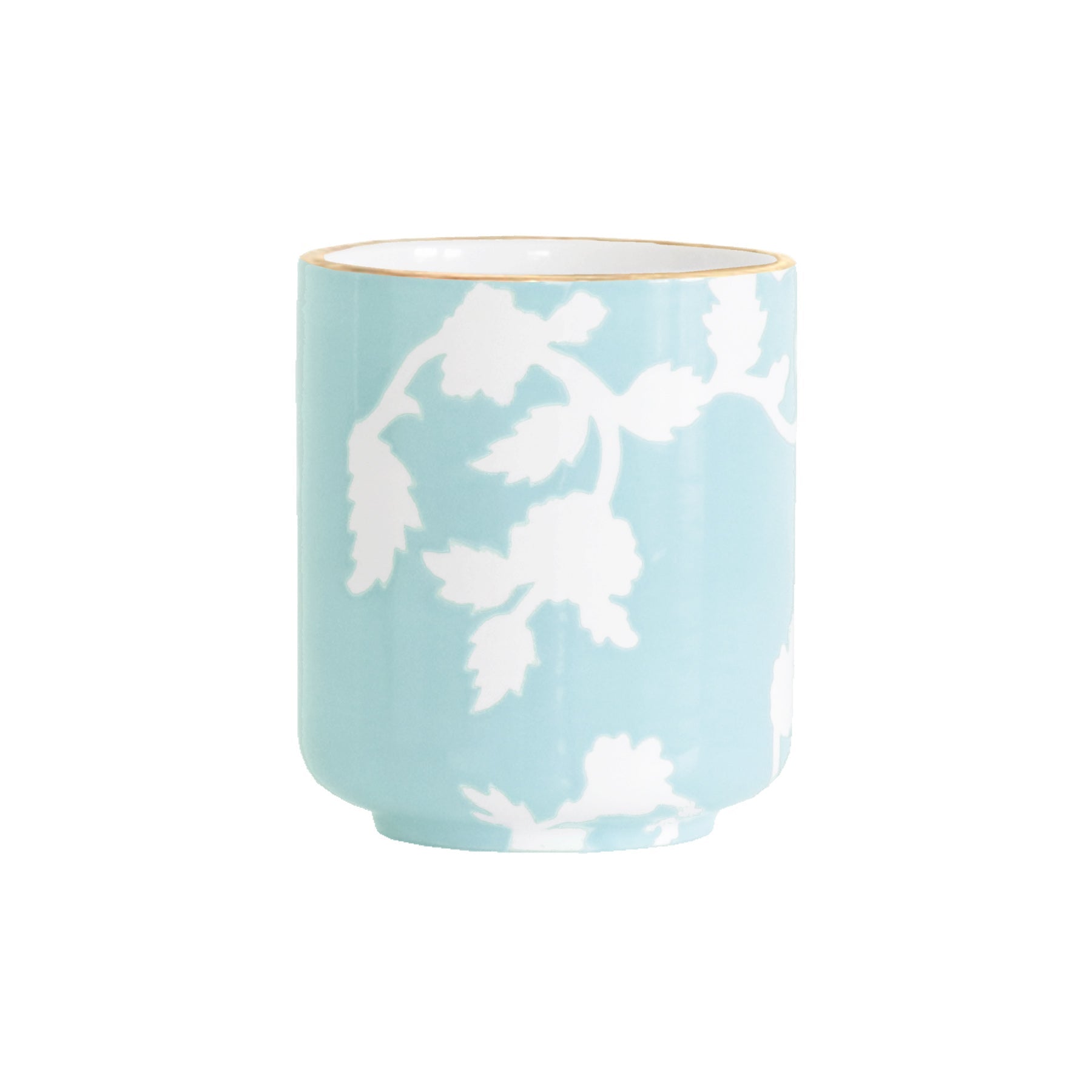 Chinoiserie Dreams Vase with Gold Accent