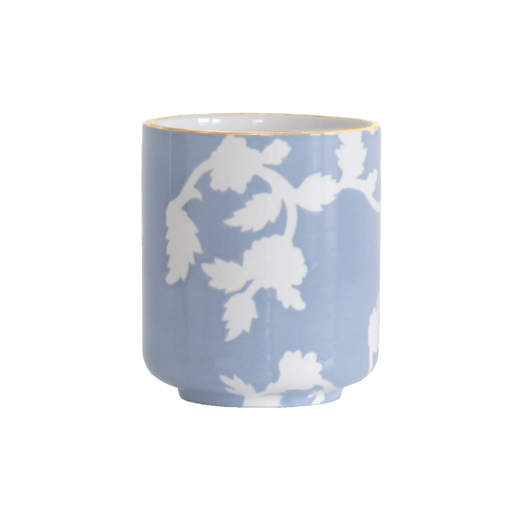 Chinoiserie Dreams Vase with Gold Accent