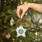 Philadelphia Ukrainian Nationals Wood Christmas Ornaments - Star Holiday Ornaments