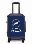 Alpha Xi Delta 20" Carry-on Suitcase Luggage - Greek Letters & Quill | Gifts