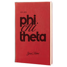 Phi Chi Theta Personalized Leatherette Notebook Journal