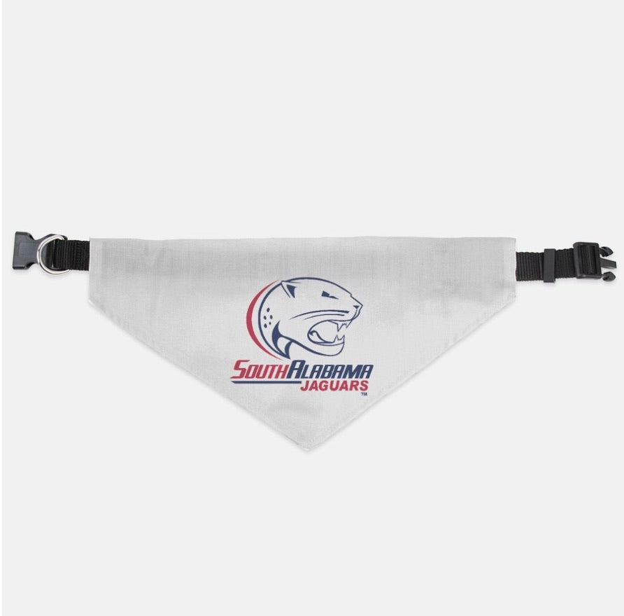 University of South Alabama Pet Bandana | Custom JAGS Pet Gear