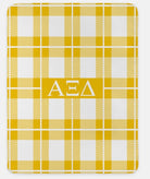 Alpha Xi Delta XL 60x80 Sherpa Throw Blanket -Plaid | AXiD Gifts