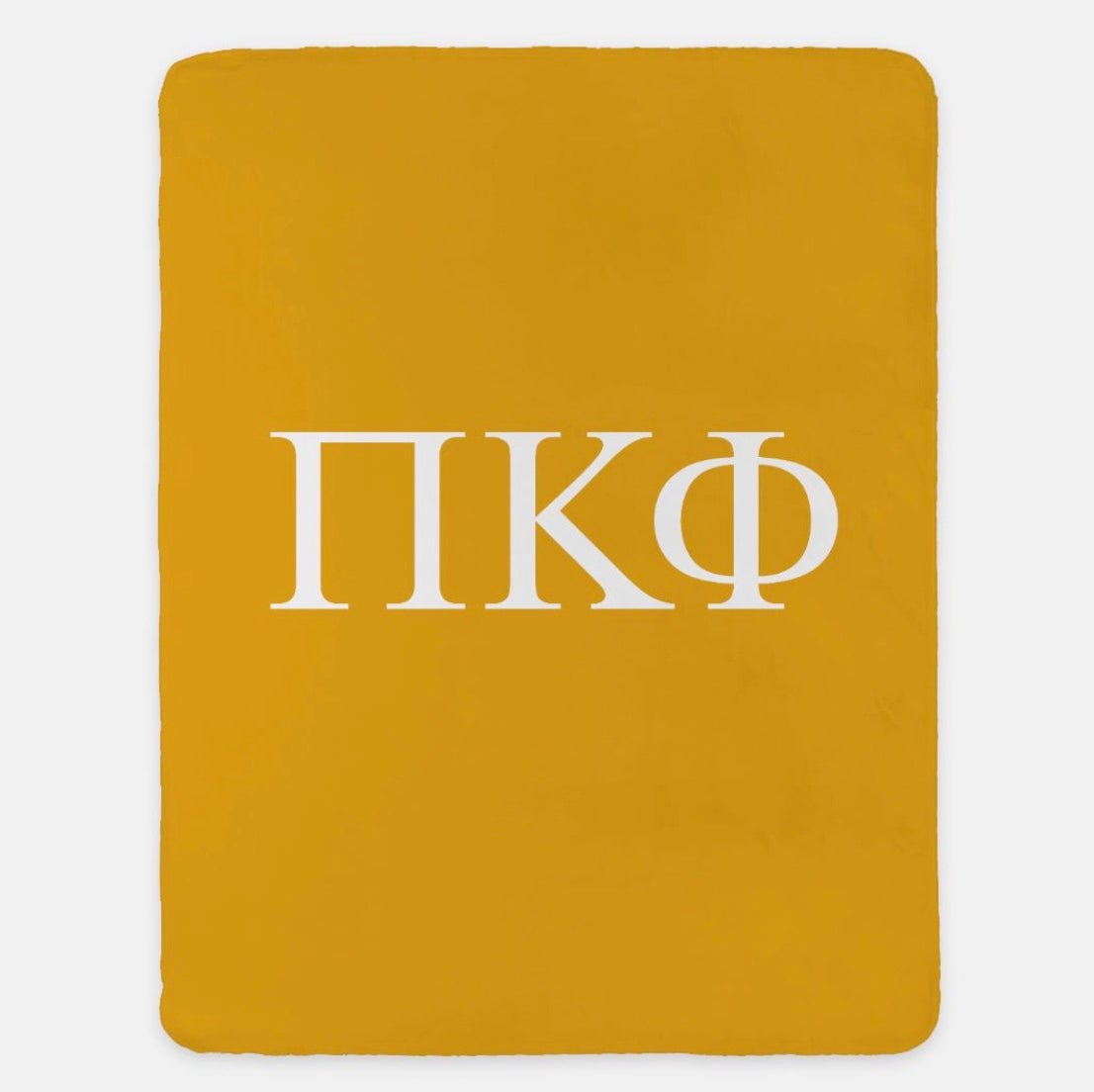 Pi Kappa Phi XL 60x80 Sherpa Throw Blanket - Greek Letters | Gifts