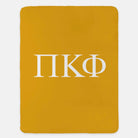 Pi Kappa Phi XL 60x80 Sherpa Throw Blanket - Greek Letters | Gifts