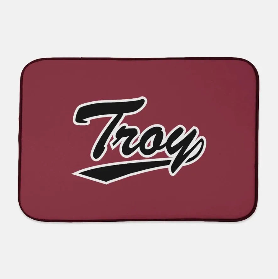 Troy University Dish Drying Mat Cardinal Dish Mat