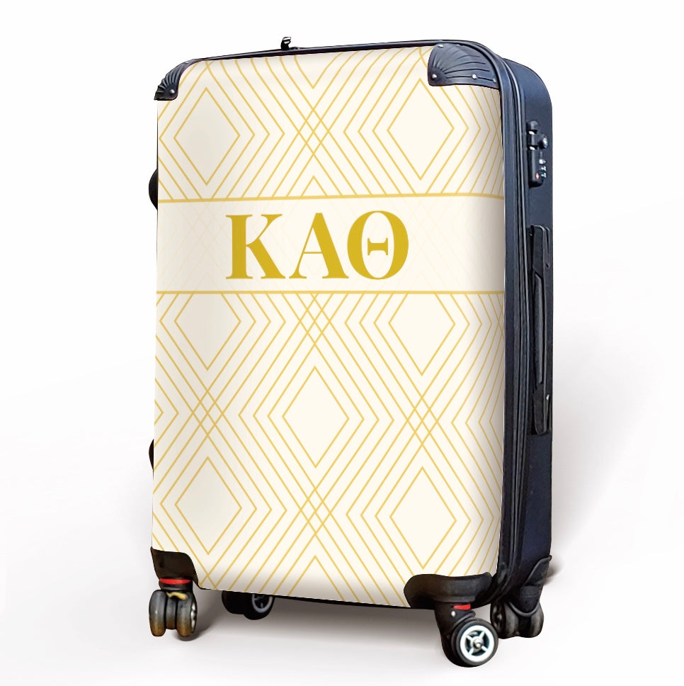 Kappa Alpha Theta 20" Carry-on Suitcase Luggage - Diamond | Gifts