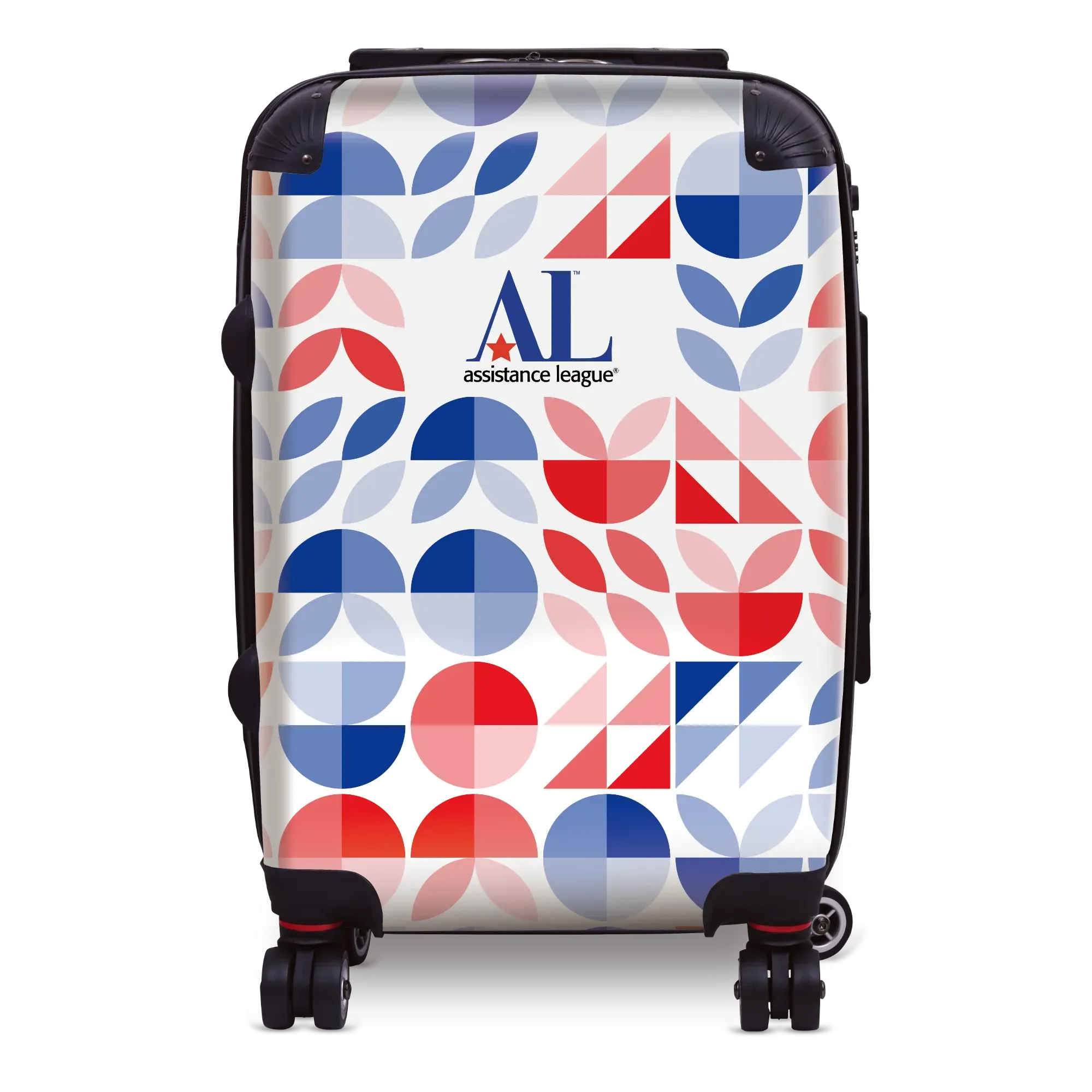 Assistance League Carry-On Suitcase - Geo Petals Suitcases