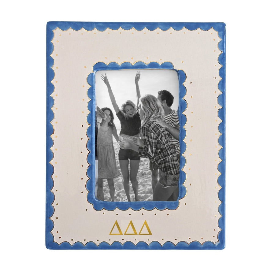 Tri Delta Scallop Picture Frame | Big Little Gifts & Keepsakes