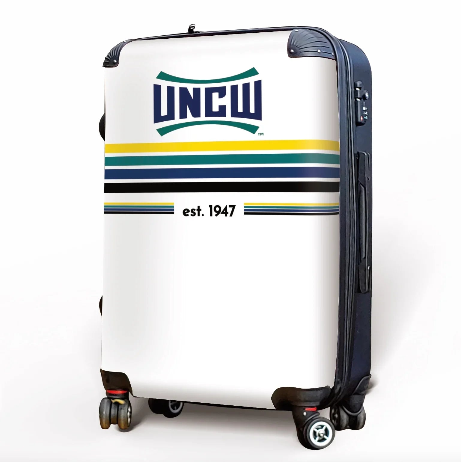 UNCW Carry-on Suitcase - Preppy Stripes | UNCW Suitcases