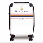 Delta Gamma Carry-on Suitcase - Preppy Stripes Suitcases
