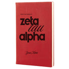 Zeta Tau Alpha Personalized Leatherette Notebook Journal