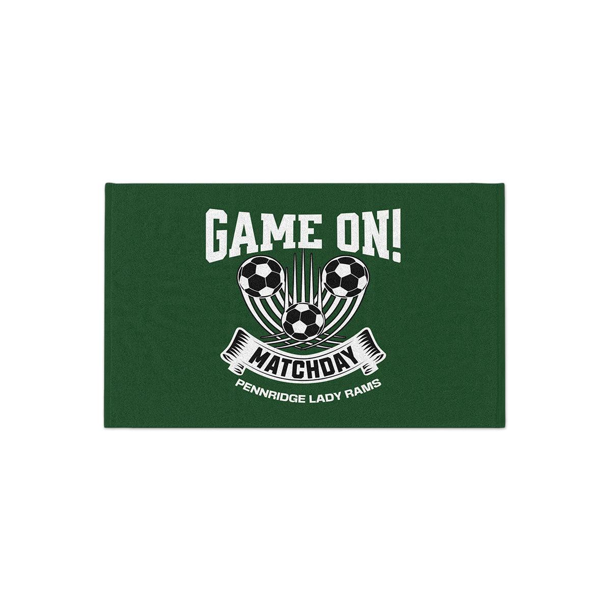 PHS Lady Rams Soccer Rally Towel - Game On Drinkware