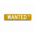 Kappa Sigma "WANTED" Metal Street Sign | Fraternity Dorm Decor