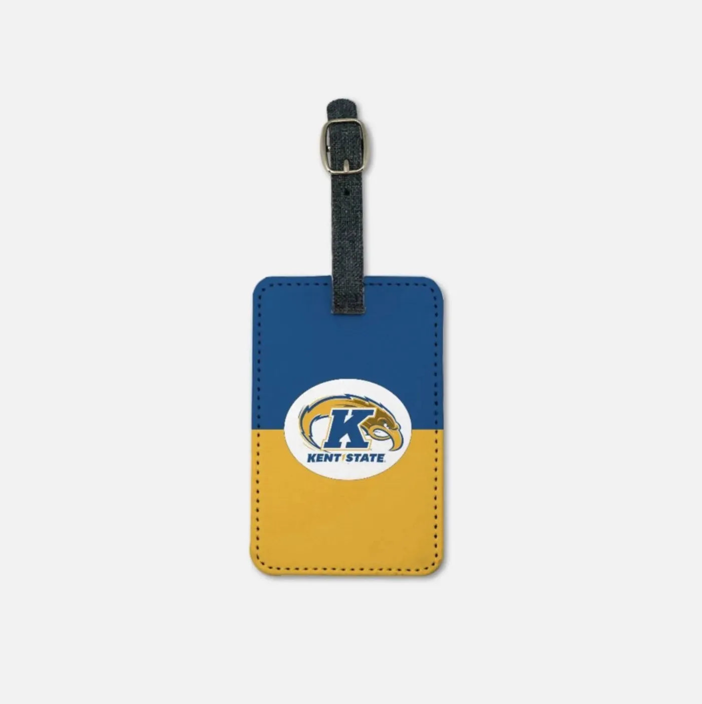 Kent State Color Luggage Tags (Set of 2) - Color Split Luggage Tags