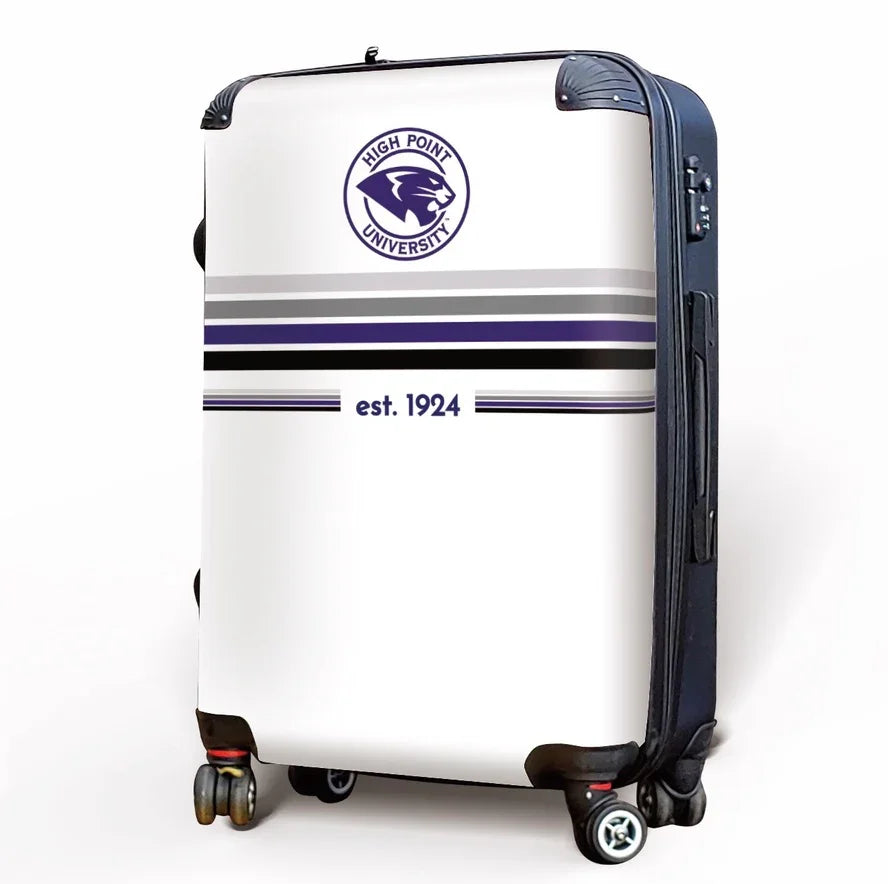 High Point University Carry-On Suitcase - Preppy Stripes Suitcases
