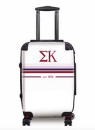 Sigma Kappa Carry-on Luggage - Preppy Stripes Suitcases