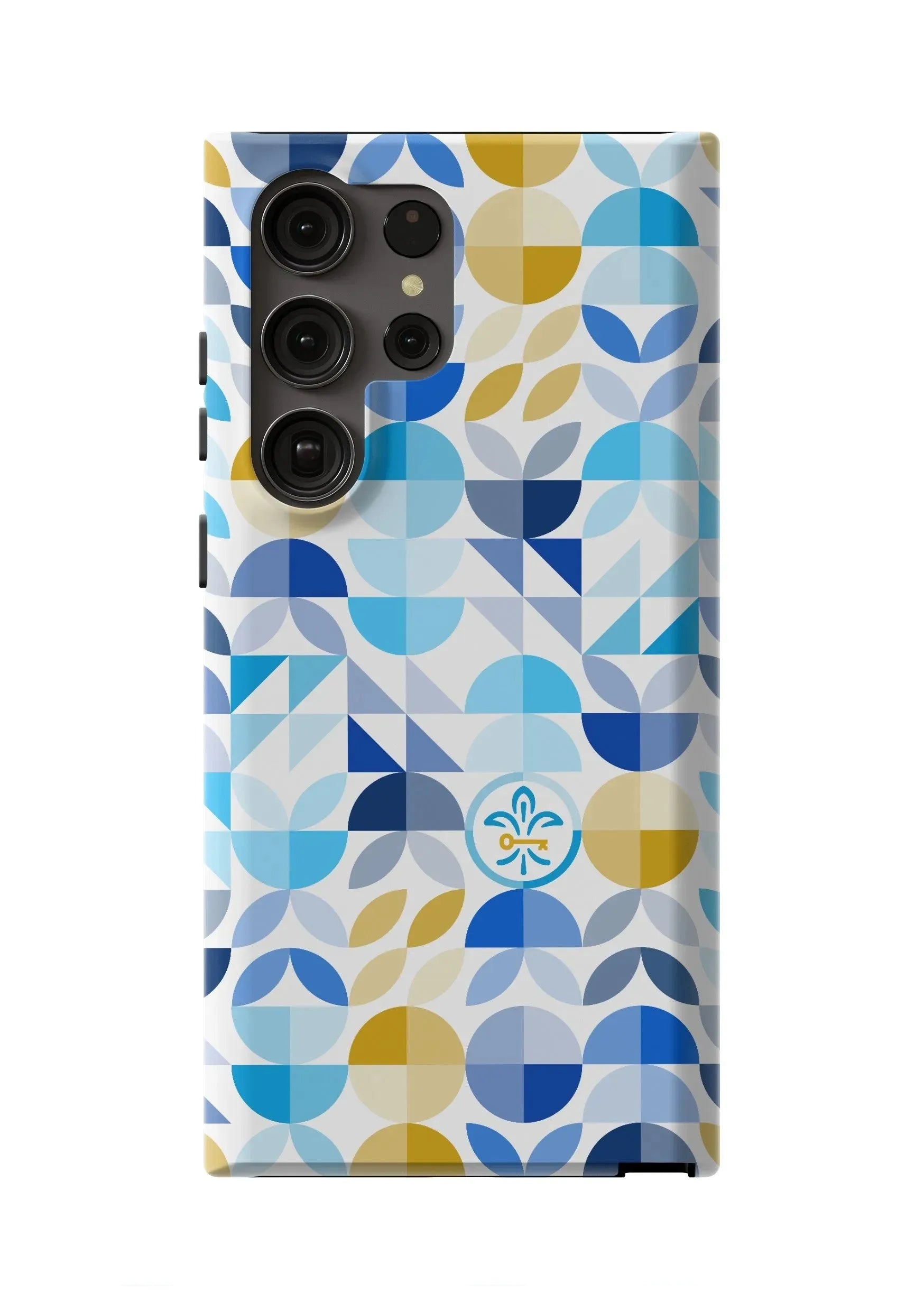 Kappa Kappa Gamma Samsung Galaxy 24, 23 Mobile Phone Case - Geo Petals Matte Mobile Phone Cases