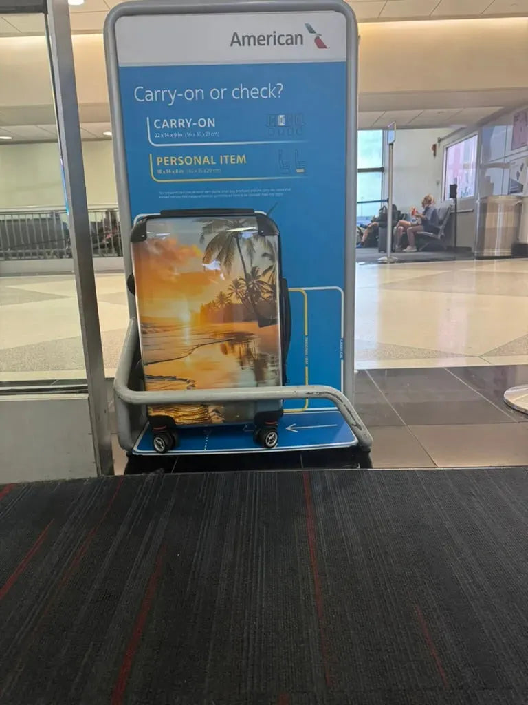 Alpha Gam Carry-on Suitcase -Rose Suitcases