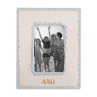 Alpha Chi Scallop Photo Frame | AXO Big Little Gift | Sister Keepsake